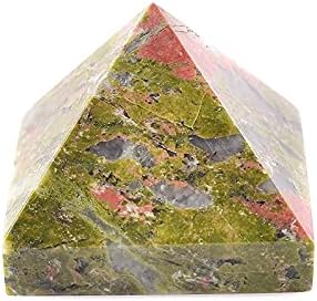 Binnanfang ac216 1pc pirâmide natural cura reiki obelisco ornamentos de cristal em torre de origem caseira meditação de minério de minério de cristais de presente mineral cura