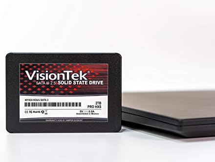 Visiontek 2tb Pro HXS 7mm 2,5 polegadas SATA III Drive de estado sólido interno com tecnologia 3D TLC NAND para computadores
