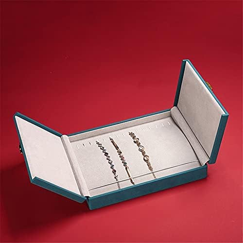 Chysp Jewelry Storage Bandejas de jóias Exibição de exibição Organizador para brincos Relógios Caixa vintage