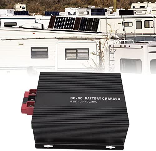 DC TO DC Carregador de bateria Solar Controller Aluminium Aluman App Mobile Connection Automatic Car Charger 12V 30A