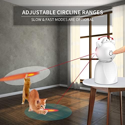 Toys de laser de gato ativado por movimento de petdroid automáticos para gatos internos, brinquedos de gatos interativos para gatinhos/cães,