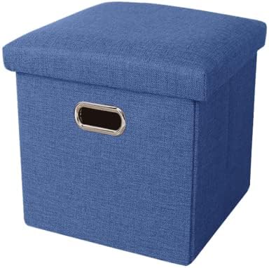 Falas de armazenamento multifuncionais domésticas podem ficar sentadas no sofá dobrável de tecido que muda as fezes de armazenamento