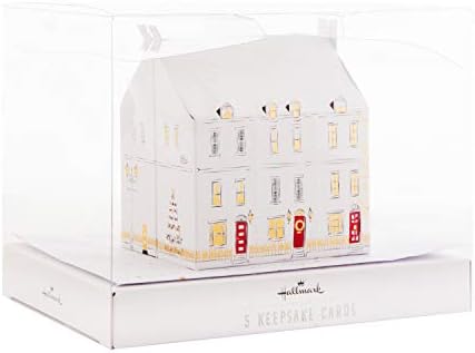 Hallmark Christmas Luxury Boxed Cards Pop Up Town Houses - Pacote de 5