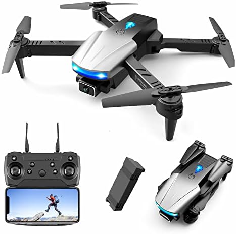 Drone bzdzmqm com câmera dupla em 4k HD, drone dobrável para crianças e adultos, helicóptero quadcopter rc, prevenção infravermelha