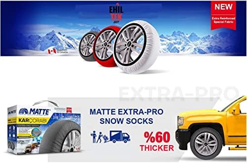 Meias de neve de pneus de carro premium para série de neve têxteis da Série Extrapro de Inverno para Ford Mustang