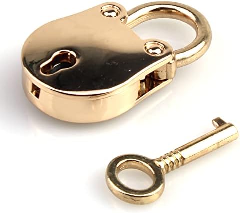 Ozxno 1pcs vintage mini urso cadeado de cadeado bloqueio de estilo antigo bloqueio de chave pequena