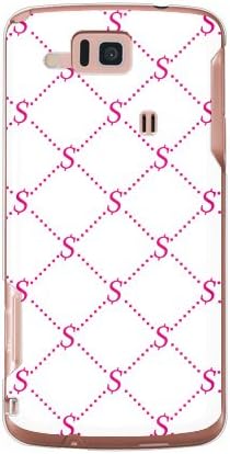Second Skin S Monogram White X Pink Design por ROTM/para Aquos Phone CL IS17SH/AU ASHA17-PCCL-202-Y353