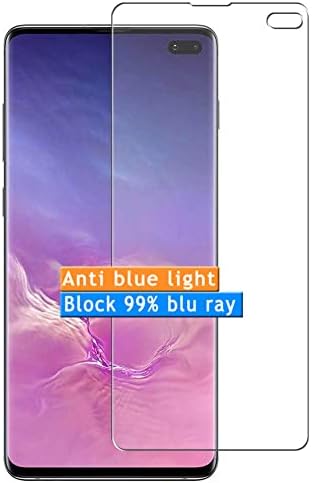 VAXSON 4-PACK Anti-Blue Light Screen Protector, compatível com o adesivo Samsung Galaxy S10 Plus TPU Film Protectors