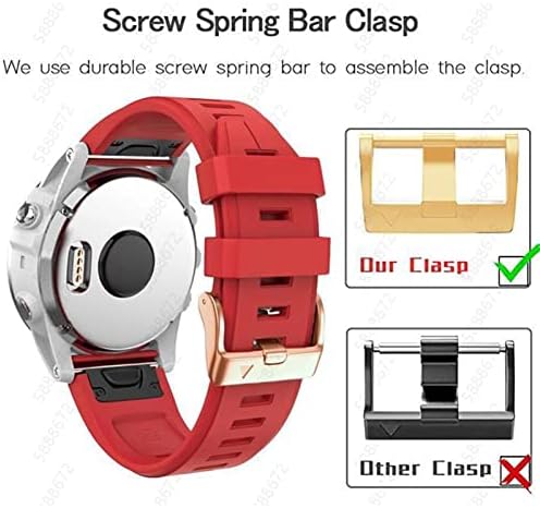 DJDLFA 20mm Silicone Retwan Watch Band Strap para Garmin Fenix ​​7S 6S Pro Watch EasyFit Strap Strap para Fenix ​​5s 5s Plus Watch