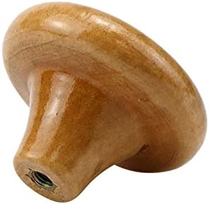 Meu botão de tampa de madeira de madeira maciça de madeira de 2 diâmetro universal cozinha de cozinha tampa da tampa da