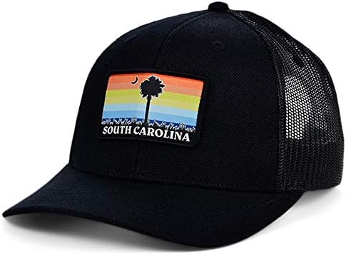 Coroas locais da Carolina do Sul Capt Patch Cap para homens e mulheres
