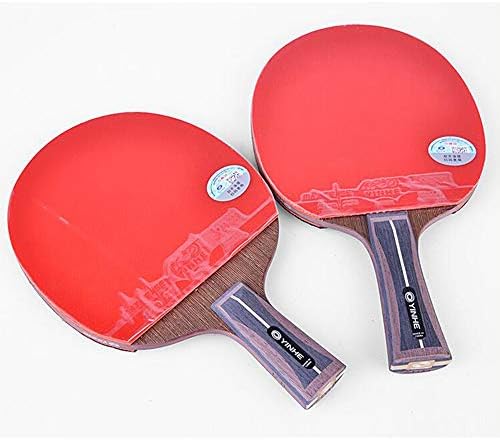 Conjunto de tênis de mesa sênior do SSHHI, alça sem deslizamento, raquete de tênis de mesa para atletas profissionais, desgaste/como mostrado/alça longa
