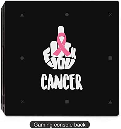 Foda -se sua capa de adesivos de pele de câncer para PS4 Slim PS4 Pro Decalk Sticker compatível com PS4 Controller