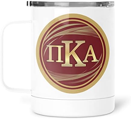 Greeklife.store pi kappa alfa fraternidade aço inoxidável caneca 13 oz