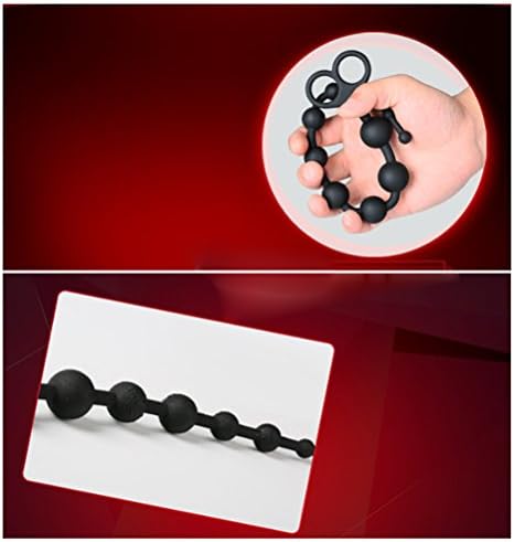 Silicone Anal Bads Flexible Butt Plug Prostate Plug Plug Long Multi-Beads Anal Toys