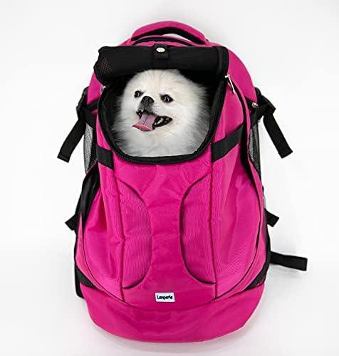 Mochila da transportadora de animais de estimação Lanperle, mochila de cães, mochila de gato, mochila esportiva para animais de estimação,