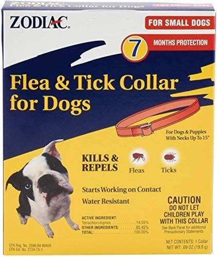 Zodiac Flea & Tick Collar for Small Dogs Supply de 5 meses - pacote de 2