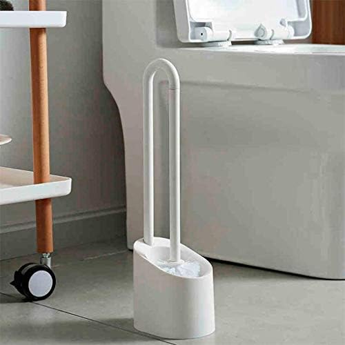 Bruscada e suporte do vaso sanitário Liruxun, escova de limpeza de vaso sanitário, banheira de alça longa com suporte criativo,