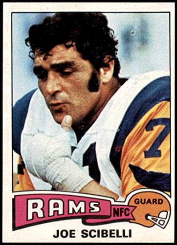 1975 Topps 386 Joe Scibelli Los Angeles Rams Ex/Mt Rams American International/Notre Dame