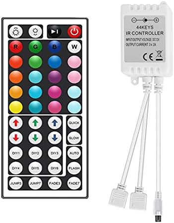 Kapata RGB LED TRIP LIGHT Controler IR Remote Control 2 Portas 44 TELA TENSAGEM DO SAÍDA DC12V-2.