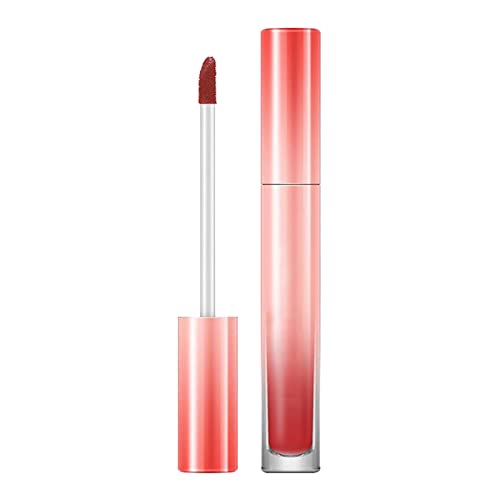 NPKGVia Lip Gloss fêmea hidratante Esmulgos de lábios brilhantes com maquiagem de maquiagem nua maquiagem nude hidratante batom de veludo