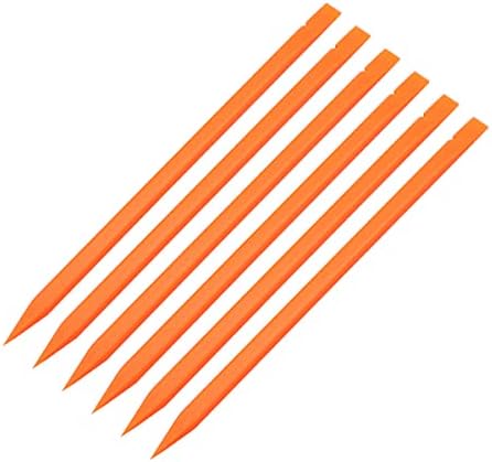 PZRT 6PCS Crowbar Plástico Spudger Stick Levaver Tools Ferramentas de abertura do kit de reparo de substituição de componentes eletrônicos, laranja, laranja