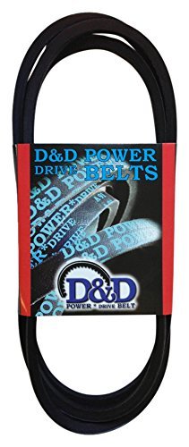 D&D PowerDrive 12R825 Corrente de substituição padrão métrica, A/4L, 1 banda, 32,5 de comprimento, borracha