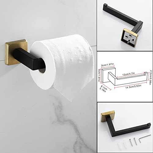 Acessórios para hardware do banheiro Sereey Conjunto de aço inoxidável montado na parede Montagem de toalhas de papel