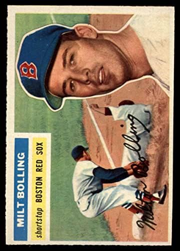 1956 Topps # 315 Milt Bolling Boston Red Sox ex Red Sox
