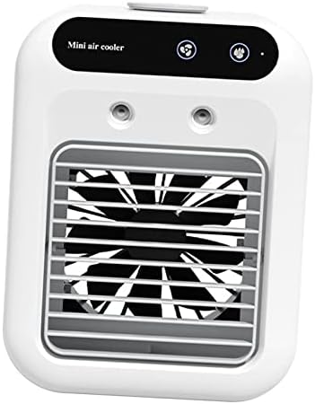 Ar condicionado portátil genérico, ventilador de resfriamento de água com 2 spray, ventilador de resfriamento de ar, refrigerador de ar evaporativo para mesa em casa, carro, quarto doméstico