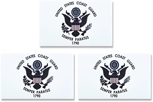 Decalque de ímã da bandeira da guarda costeira dos EUA - para caminhão SUV de carro