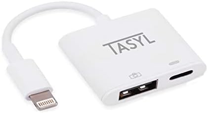 Adaptador USB Tasyl para iPhone Adaptador de câmera Lightning IPAD USB 3.0 OTG Cable suporta câmera, unidade flash USB,