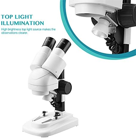 MJWDP 2 0X / 40X Microscópio estéreo 45 ° Econfieces oculares com o topo da Visão LED de LED PCB Saler Mobile Repair Ferramenta de reparo