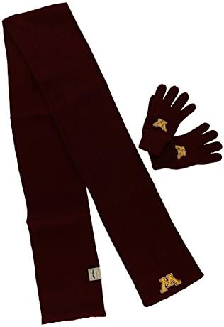 TOP Of The World Mens Golden Gophers Combo Scarf
