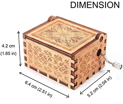 UkeBobo Wooden Music Box - You Are My Sunshine Music Box, Mail projetado, de vovó ao neto - 1 conjunto