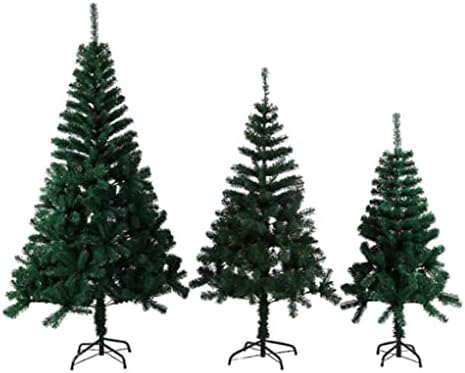 Aoof 120cm-240cm redondo Leaf PVC Ordinary Christmas Tree Ornamentos de Natal 240cm