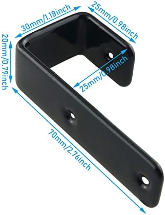 WHYHKJ 2PCS 25mm de beliche de beliche de beliche ganchos de escada ganchos gancho gancho hardware ganchos de utilidade