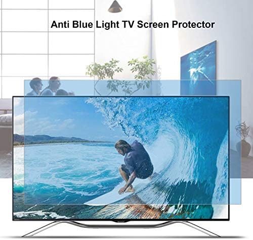 Kelunis Anti Glare TV Screen Protector, filtro de tela leve anti-azul e protetor de radiação para TV LED LCD de 32-65 polegadas, alivia a fadiga ocular, 43