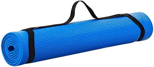 SPOGA 1/4 polegada anti-deslizamento de yoga tapete com alça de transporte
