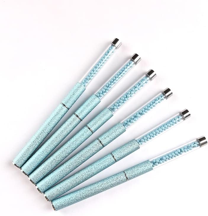 Pincéis de revestimento de arte da unha yfwjd para manicure acrílico de linha fina de linha de flores de desenho de caneta
