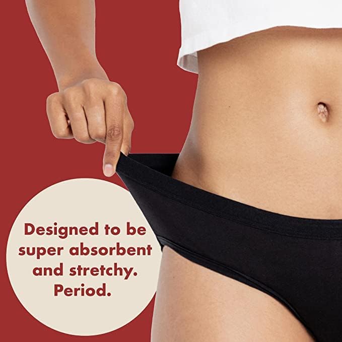 A empresa de período | Roupa íntima de biquíni esportiva para mulheres | Super-absorvente | Calcinha menstrual |