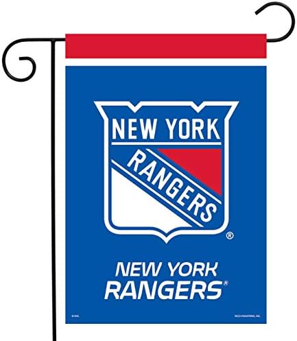 New York Rangers Garden Bandle Hockey Licensed 12,5 x 18