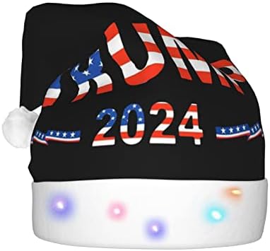 Cxxyjyj Trump 2024 Take America Back Hat Christmas Hans Man Hats Hats Unissex Hat para chapéus de festa de Ano Novo