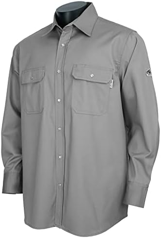 Camisas de Vandisi FR para homens de roupas para homens NFPA2112 7,5 oz algodão de algodão