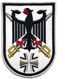 Alemão Bundeswehr Eagle Borderyy Patch Militar Military Morale Patch Badges emblema Apliques Applique Ganche Patches para