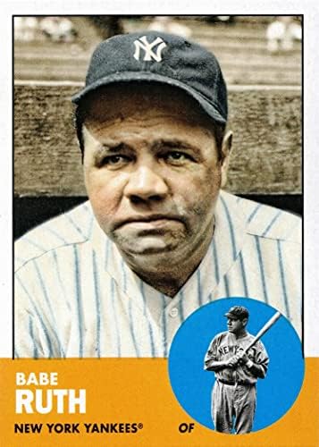 2022 Topps Archives #3 Babe Ruth Baseball Card Yankees