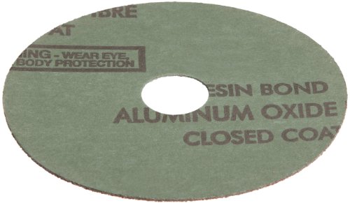 Disco abrasivo de resina mérito, apoio de fibras, óxido de alumínio, arbor de 7/8 , 5 de diâmetro, grão 120