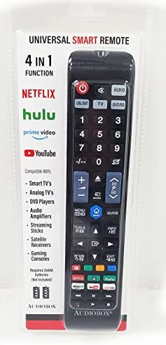 Novo controle remoto Smart Universal Smart 10 em 1 para TVs inteligentes, Roku, DVD Players, amplificadores-botões de aplicativos