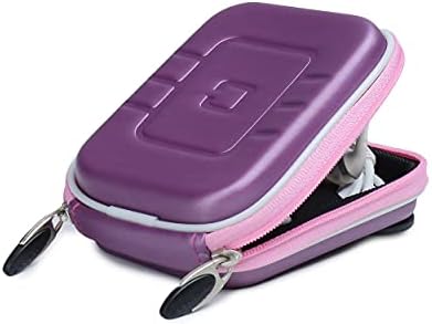 Purple Eva Hard Shell Proteção Caixa Caso para Organizador Diabético Caspa / Kit por sumaclife