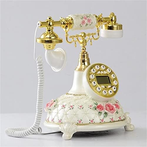 Mmllzel europeu vintage fixo antigo rústico telefonia nova decoração de casa ornamentos de sala de estar